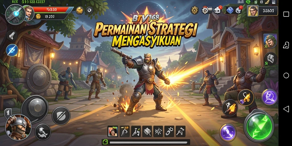 Tampilan gameplay mendebarkan dalam BTV168 yang penuh strategi.