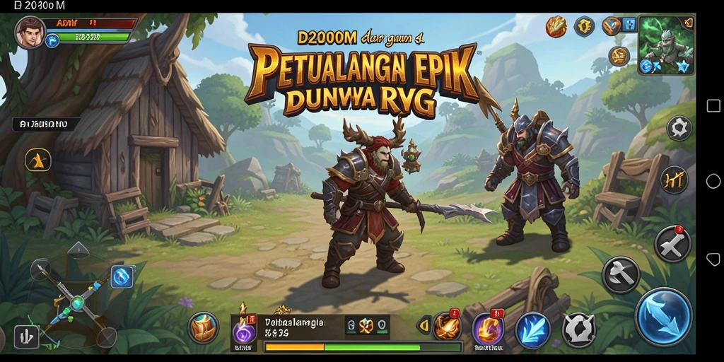 Tampilan gameplay D200M yang mempesona dan penuh aksi.