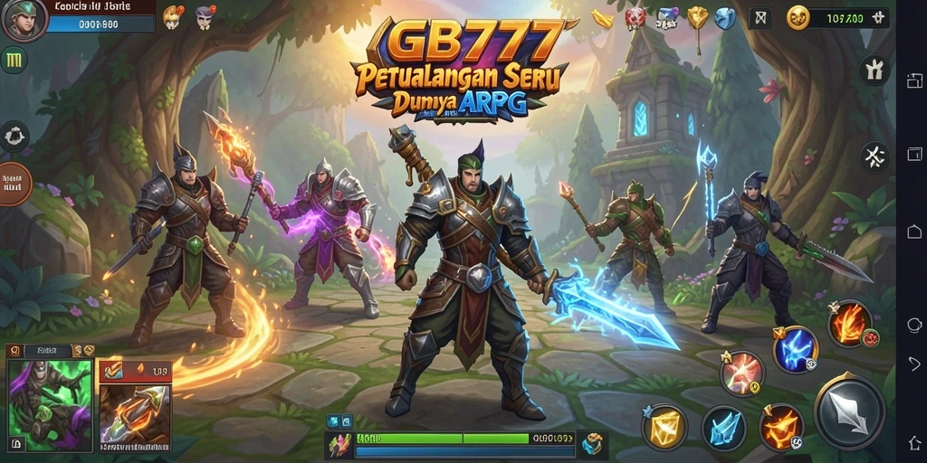 Gameplay mendebarkan dalam dunia fantasi ARPG GB777.