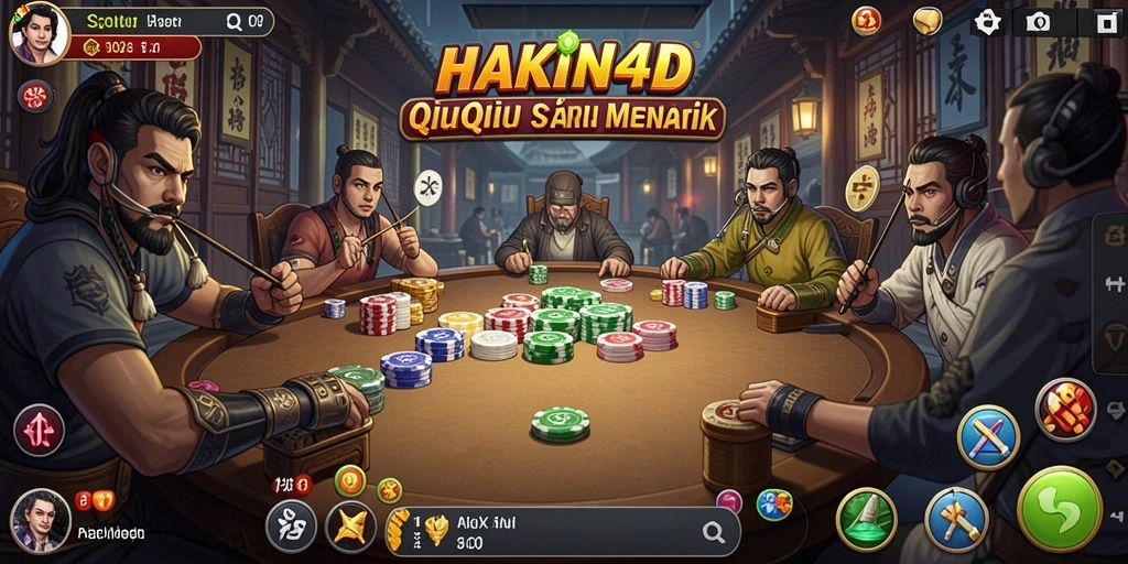 Tampilan gameplay HAKIN4D yang menarik dan interaktif.