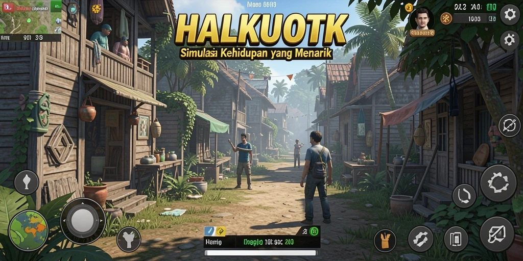 Tampilan gameplay HALKUOTK yang menarik dan interaktif.