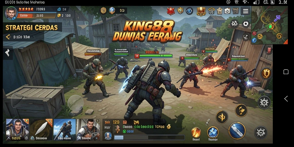 Tampilan gameplay KING88 yang intens dan mengasyikkan.