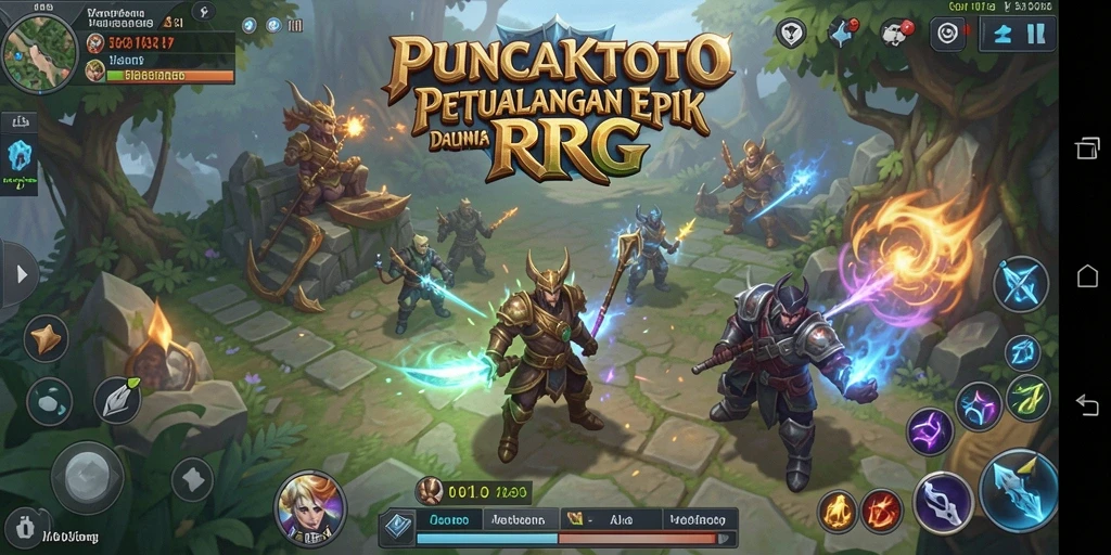 Tangkapan layar menampilkan aksi seru dengan pertempuran RPG yang mendebarkan.