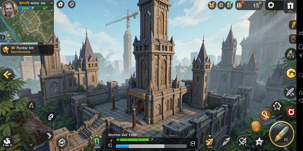 Tampilan gameplay mendebarkan RPVIP3 dalam aksi Tower Defense.