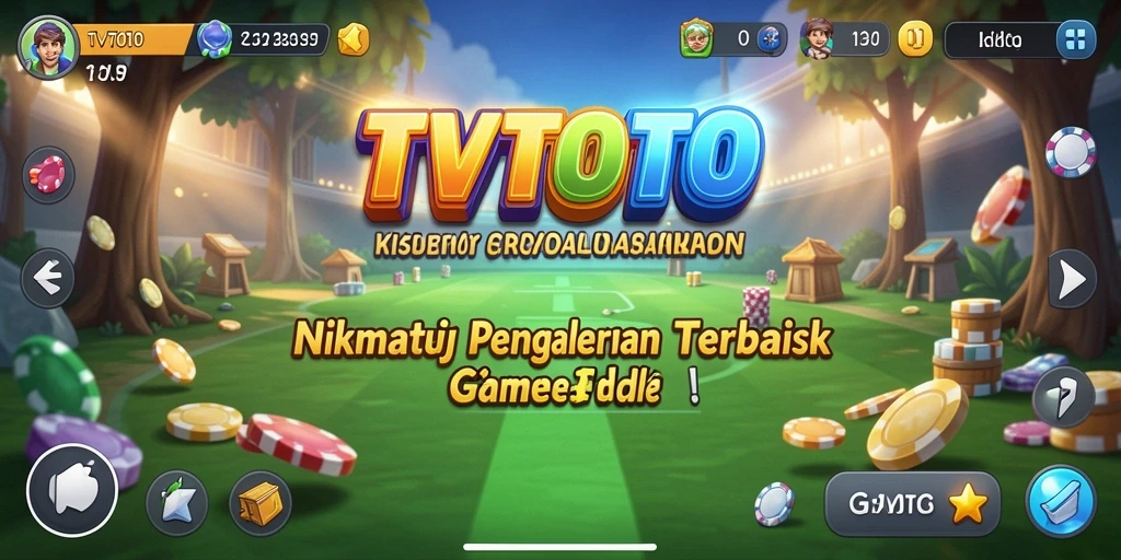 Screenshot gameplay menunjukkan momen mendebarkan dalam TVTOTO.